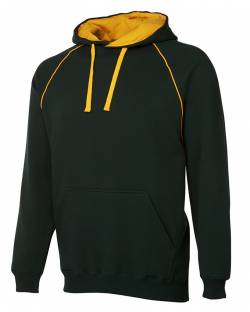 Contrast Fleecy Hoodie, Kids